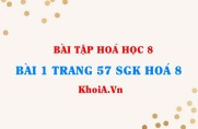Bài 1 trang 57 SGK Hoá 8: Cách lập công thức hoá học